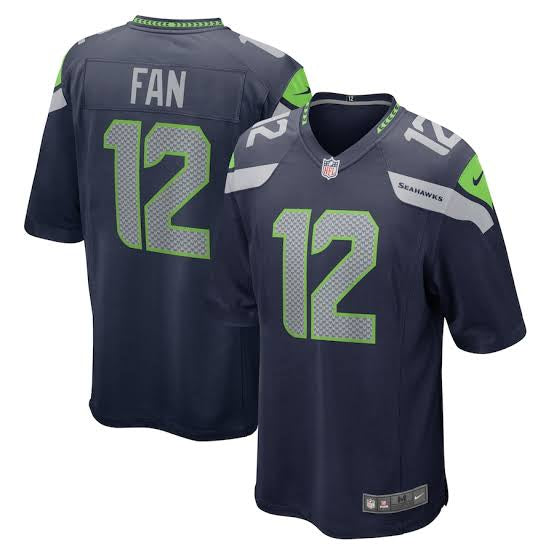 Seattle Seahawks 12 FAN Official NFL Jersey Nike