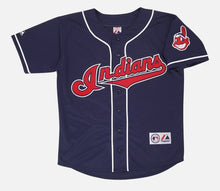 CC Sabathia Cleveland Indians Alt Navy Jersey w/ Team Patch Men's (S-3XL)