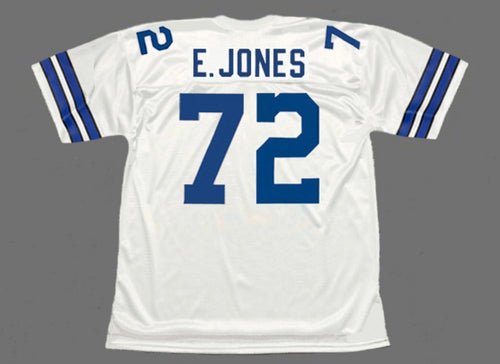 Ed Too Tall Jones Dallas Cowboys Official NFL Jersey white Mitchell & Ness
