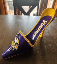 Minnesota Vikings Official NFL Decorative Wine bottle holder shoe display