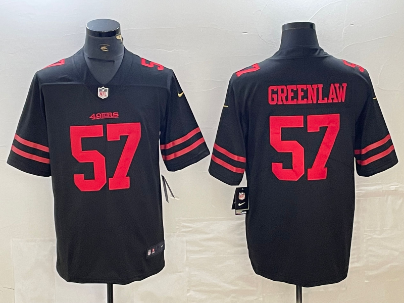 Dre Greenlaw San Francisco 49ers Official NFL Nike Jersey Black