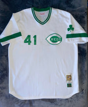 Tom Seaver 1981 Cincinnati Reds St. Patrick’s Day Official MLB Mitchell & Ness Jersey