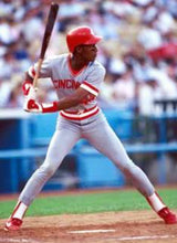 Eric Davis 1987 Cincinnati Reds Official MLB Majestic Jersey