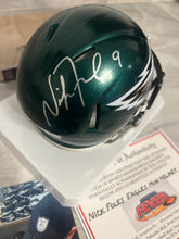 Nick Foles Autographed Philadelphia Eagles Mini Helmet with COA Photo signing