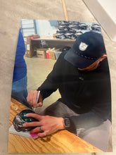 Nick Foles Autographed Philadelphia Eagles Mini Helmet with COA Photo signing