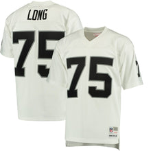 Howie Long Oakland Raiders NFL Mitchell & Ness Jersey White