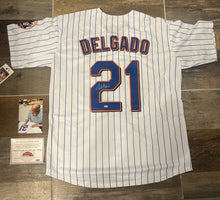 Carlos Delgado autographed New York Mets jersey COA & Photo Signing