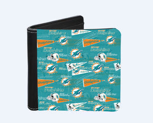 Miami Dolphins Team logo NFL Wallet