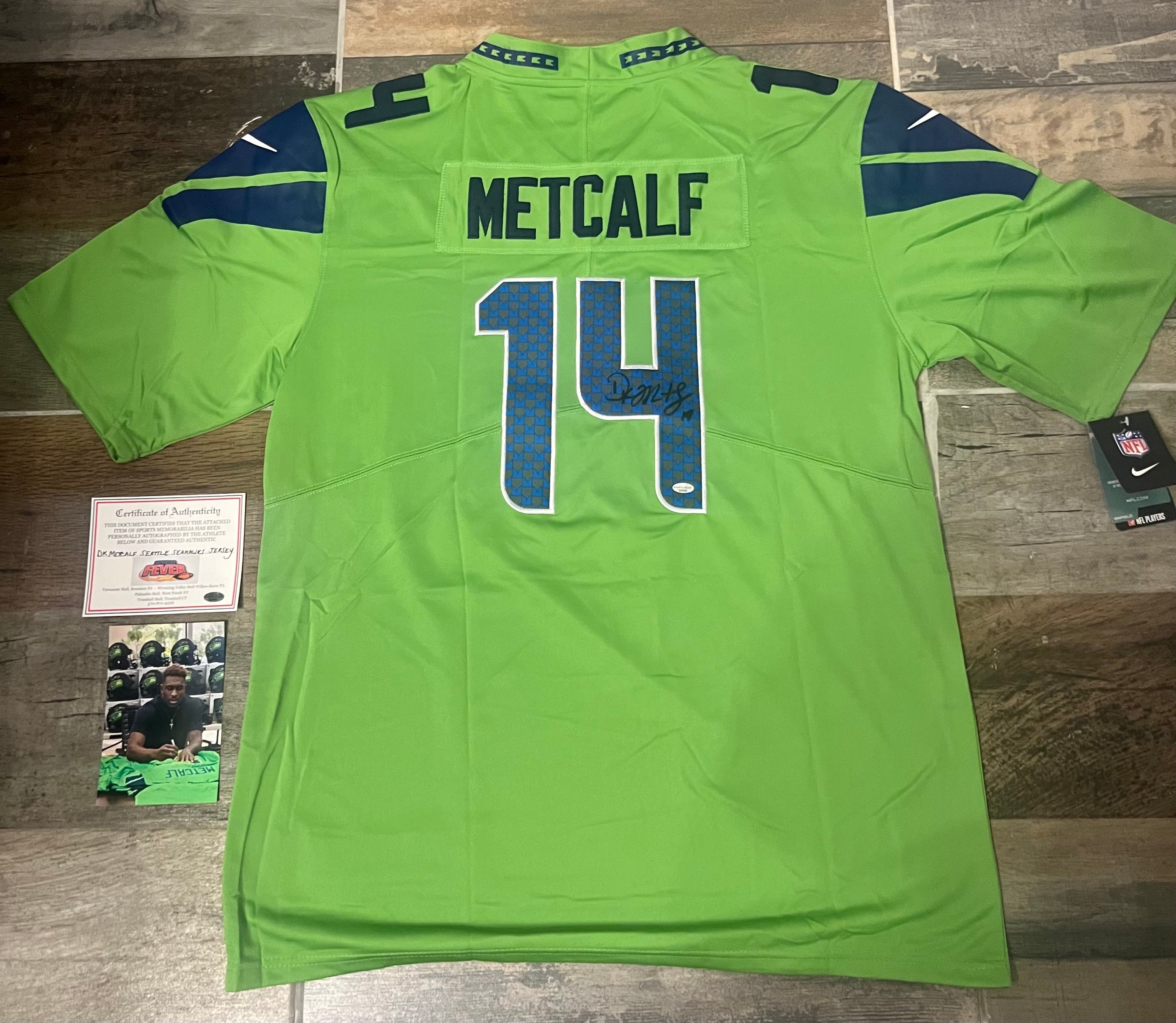 Autographed Jersey Stitched Dk Metcalf Jersey DK Metcalf
