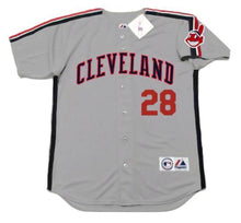 Cory Snyder Cleveland Indians Official MLB Majestic Jersey gray