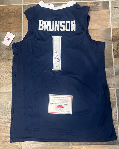 Jalen Brunson autographed Villanova jersey With COA