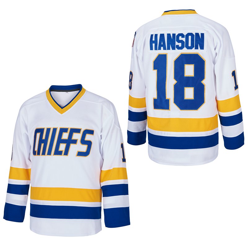 Jeff Hansen Charlestown Chiefs Slapshot 1977 Movie white