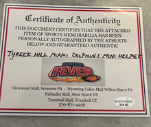 Tyreek Hill Autographed Miami Dolphins Mini Helmet with COA