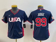 Aaron Judge YOUTH KIDS 2026 Team USA Baseball Official Nike Jersey