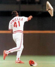 Lou Piniella 1990 Cincinnati Reds Official MLB Majestic Jersey