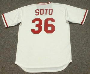 Mario Soto Cincinnati Reds Official MLB Majestic Jersey