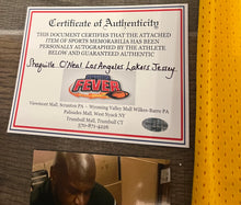 Shaquille O’Neal Los Angeles Lakers autographed  jersey COA Photo signing