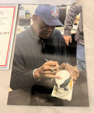 Harold Carmichael Philadelphia Eagles Autographed Mini Helmet with COA Photo signing