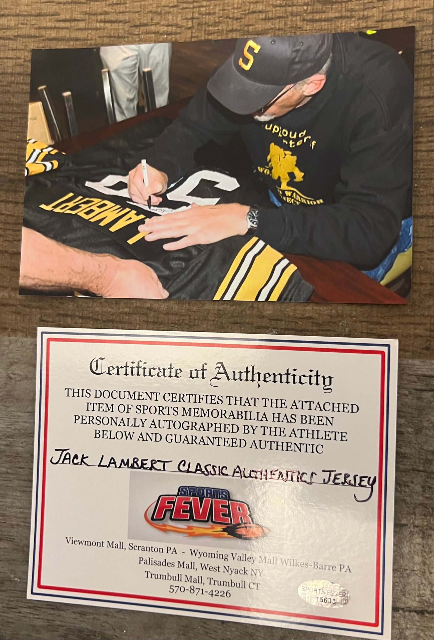 Troy Polamalu Jersey Autographed Jack Lambert Pittsburgh Steelers