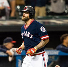 Mike Napoli Cleveland Indians Official MLB Majestic Jersey