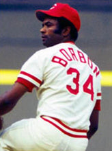 Pedro Borbon Cincinnati Reds Official MLB Majestic Jersey