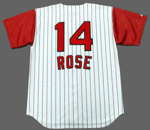 Pete Rose 1960’s Cincinnati Reds Official MLB Majestic Jersey