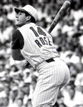 Pete Rose 1960’s Cincinnati Reds Official MLB Majestic Jersey