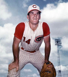 Pete Rose 1960’s Cincinnati Reds Official MLB Majestic Jersey