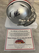 Marvin Harrison Jr. Autographed Ohio State Mini Helmet with COA