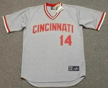 Pete Rose Cincinnati Reds Official MLB Majestic Jersey gray