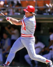 Pete Rose Cincinnati Reds Official MLB Majestic Jersey gray