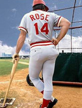 Pete Rose Cincinnati Reds Official MLB Majestic Jersey gray