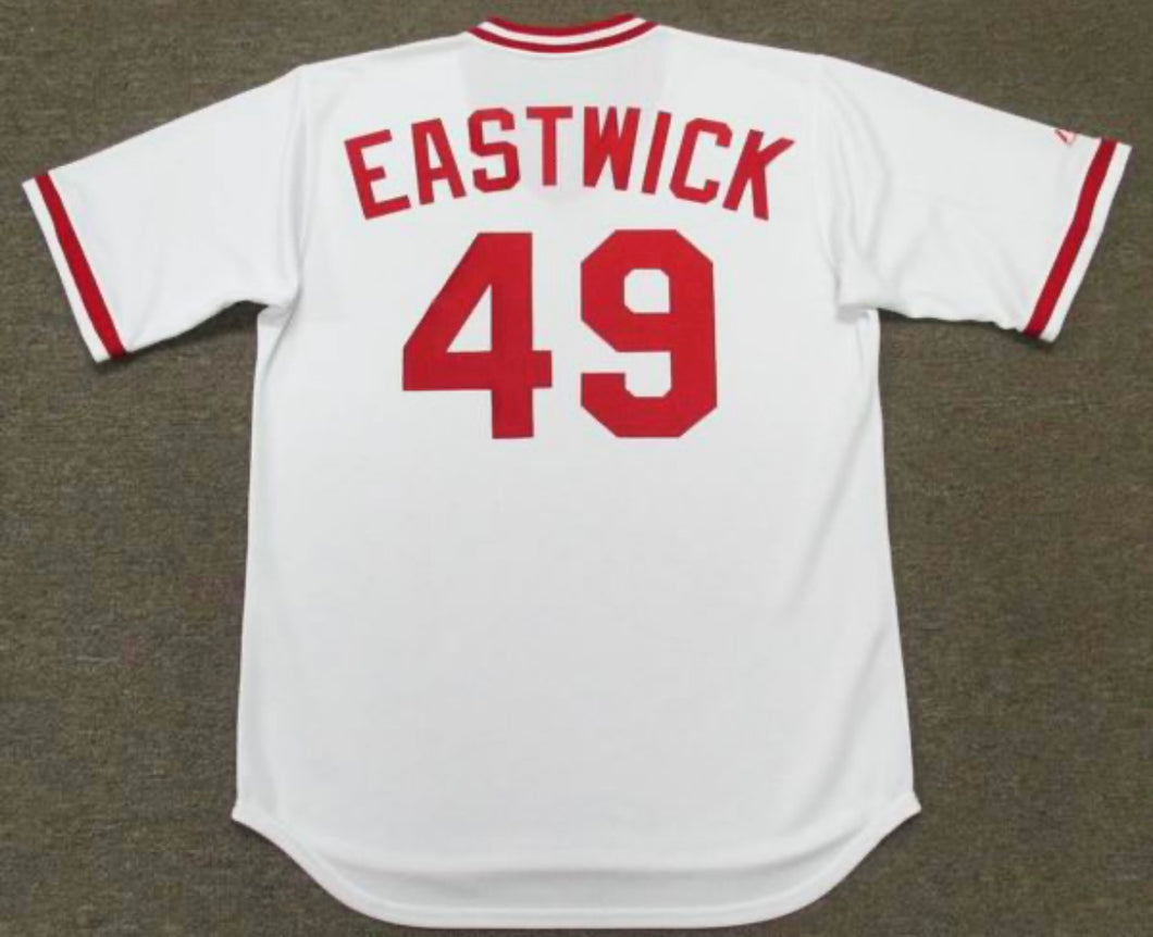 Rawly Eastwick Cincinnati Reds Official MLB Majestic Jersey