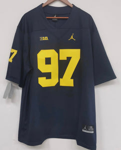 Aiden Hutchinson Michigan Wolverines Jersey Stitched Numbers & Letters