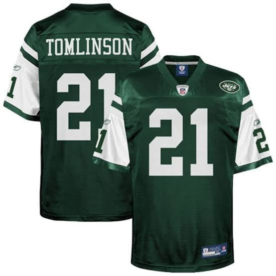 Ladainian Tomlinson New York Jets Official NFL Reebok Jersey green