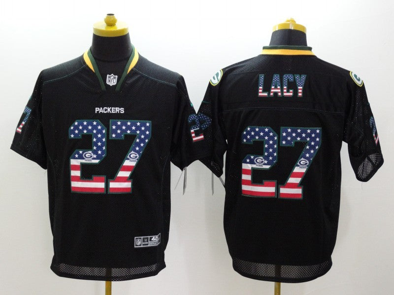 Eddie Lacy Green Bay Packers NFL Stars & Stripes Jersey