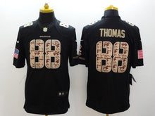 Demaryius Thomas Denver Broncos military salute to service Jersey Black