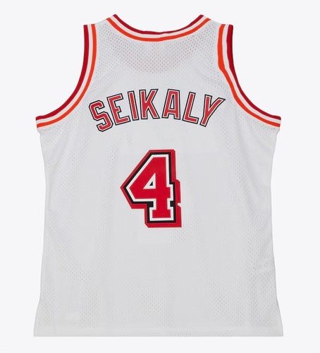 Rony Seikaly Miami Heat Official NBA Mitchell & Ness Jersey