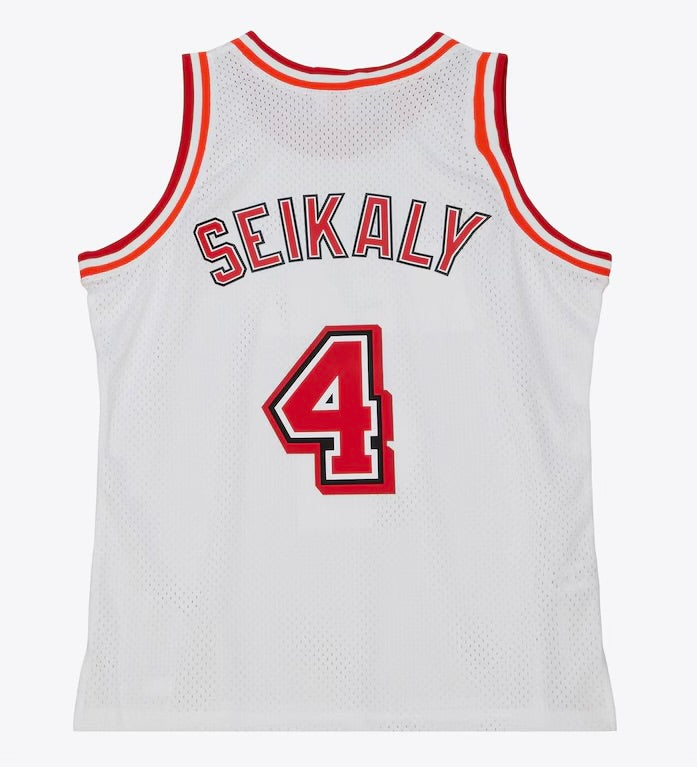 Rony Seikaly Miami Heat Official NBA Mitchell & Ness Jersey