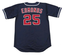 Jim Edmonds Anaheim California Angels Official MLB Majestic Jersey blue