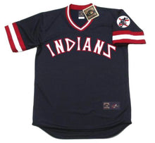 Ray Fosse Cleveland Indians Official MLB Majestic Jersey blue