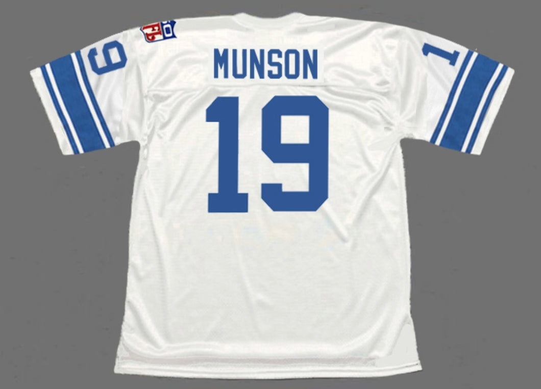 Bill Munson 1969 Detroit Lions NFL Mitchell & Ness Jersey