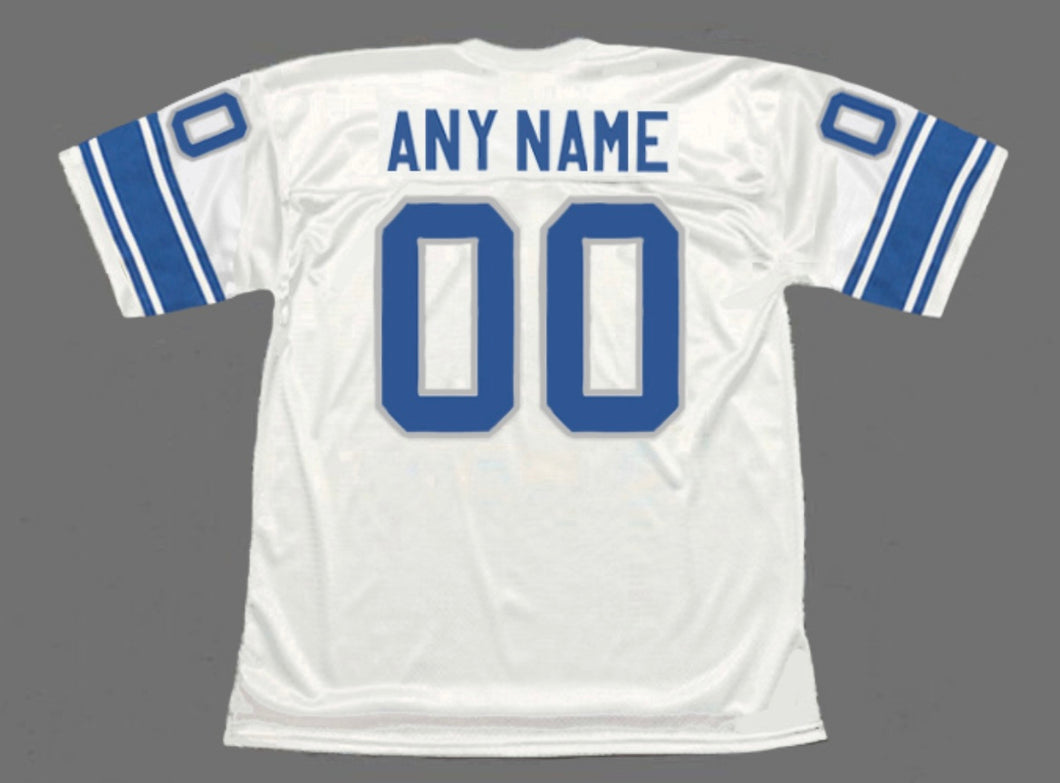 Any name & Number Detroit Lions NFL Mitchell & Ness Jersey white