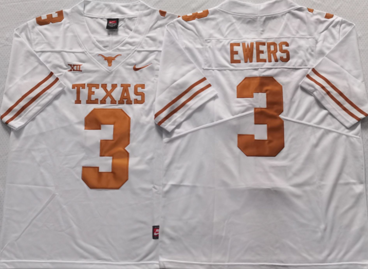 Quinn Ewers Texas Longhorns Jersey Nike white