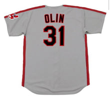 Steve Olin Cleveland Indians Official MLB Majestic Jersey