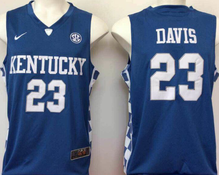 Anthony Davis University of Kentucky Jersey Nike Blue