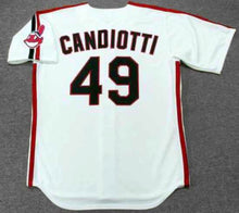 Tom Candiotti Cleveland Indians Official MLB Majestic Jersey