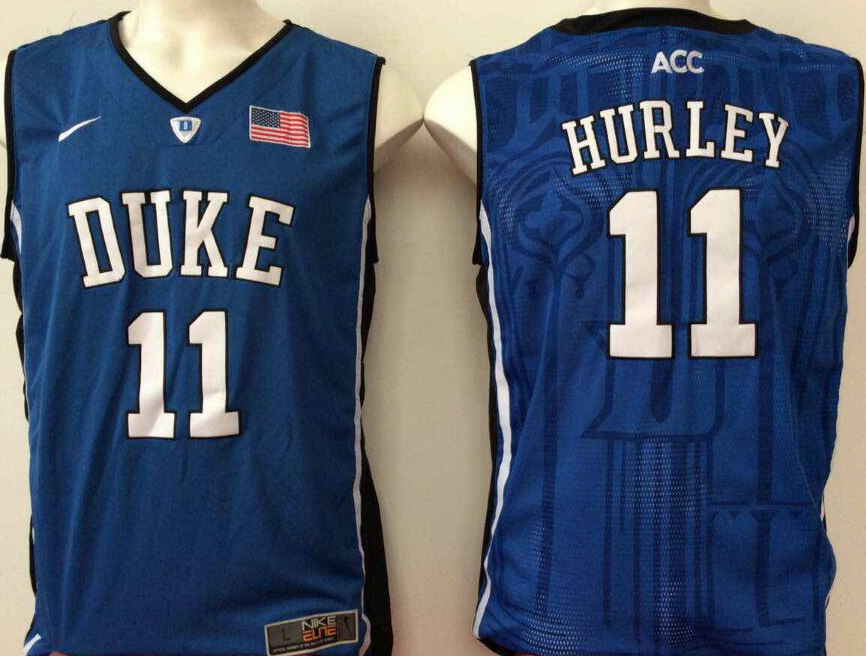 Bobby Hurley Duke Blue Devils NCAA Nike jersey Blue