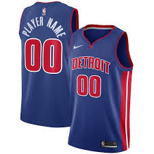 Any name and number Detroit Pistons customized Official NBA Nike Jersey