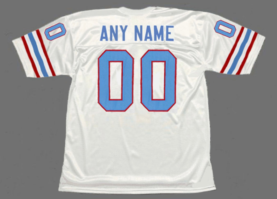 Nfl Pilers Any name & Number Houston Oilers NFL Mitchell & Ness Jersey white ...